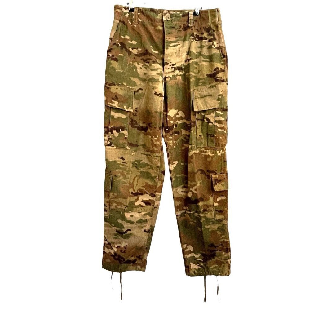 Military Pants Mens Medium Reg OCP Camo Cargo Army Combat Uniform ACU Ripstop FR